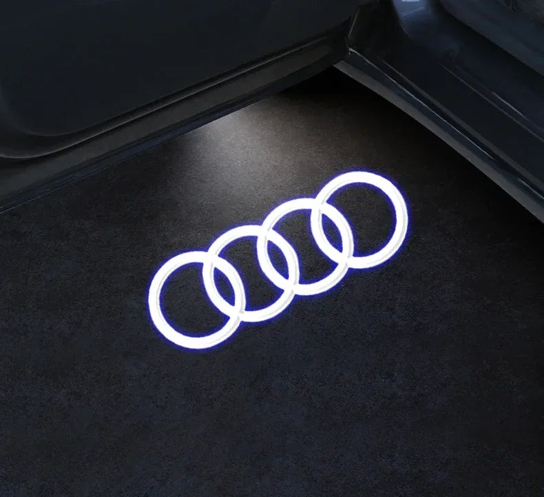 2025 Car Door Welcome Light Led HD Projector Lamp For Audi A3 A4 B8 8P 8V A6 C7 A5 Q5 B7 B6 B9 SLINE QUTTRO RS Q3 Q7 S3 S4 S5 S6