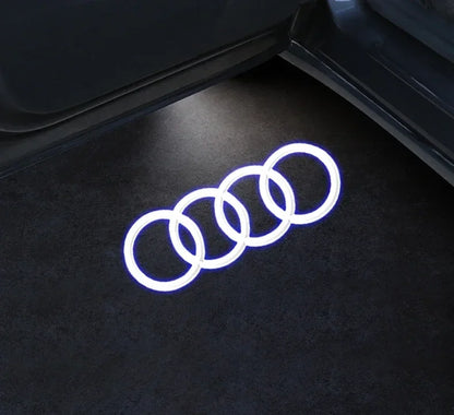 2025 Car Door Welcome Light Led HD Projector Lamp For Audi A3 A4 B8 8P 8V A6 C7 A5 Q5 B7 B6 B9 SLINE QUTTRO RS Q3 Q7 S3 S4 S5 S6