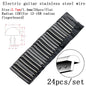 Fingerboard Frets Fret Wire For Electric Guitar Nickel Silver Stainless Steel 2.4MM 2.7mm 2.9MM Repair Material Accessories