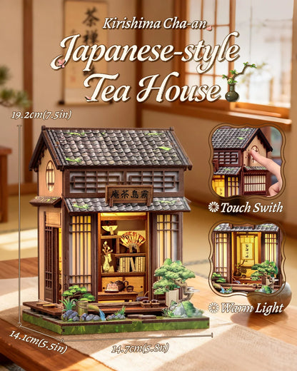 CUTEBEE Book Nook DIY Building Kit with Laser-Cut Precision Pieces 3D Wooden Puzzle  Collectible Desk Home Decor for Gift Idea