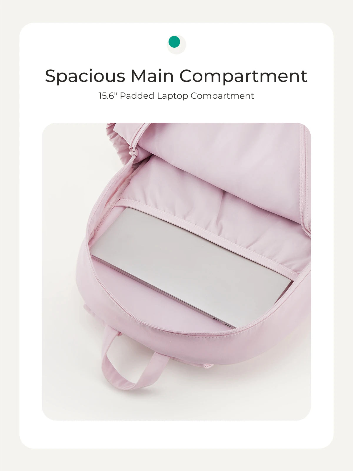 BAGSMART Laptop Backpack Large Capacity Women Casual Travel Bag College School Backpack For Boys Girls
