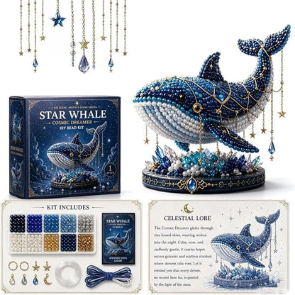 3D Design Animal Guardian Beading Kit Handmade Material Package Animal Bead Set with Colorful Beads Animal Shape Bead Craft Set