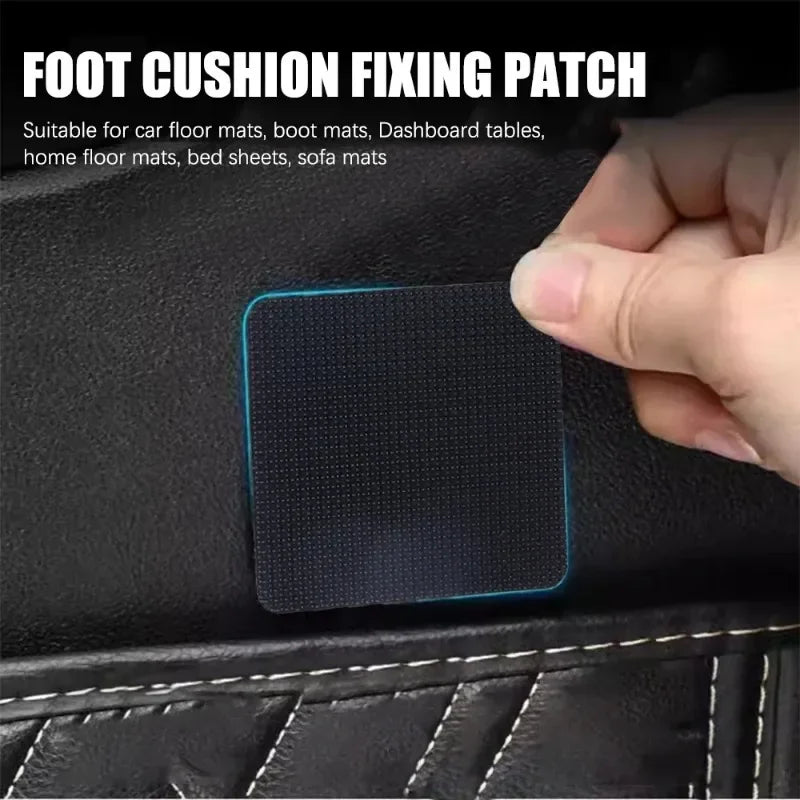 Car Double Faced Fixing Stickers for Carpet Pad Dashboard Mat High Adhesive Fixed Patch Floor Mats Anti Skid Grip Tape Sticker