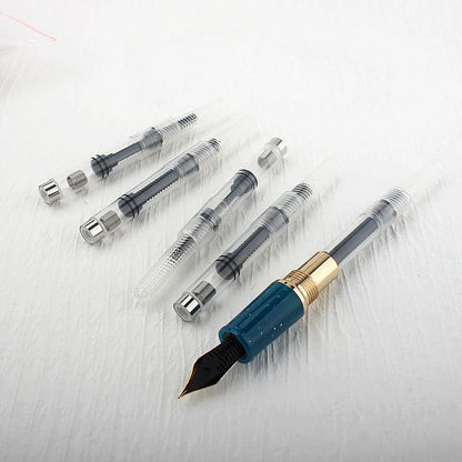 6pcs Rotary Ink Absorber Filler Cartridge Ink Converter Fountain Pen Ink Suction 2.6mm/3.4mm Caliber Pen Parts