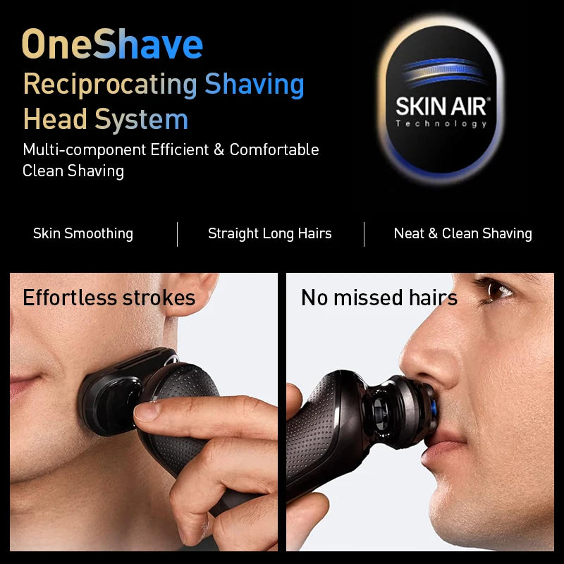 Braun Electric Shaver Series S5 Pro+ Reciprocating Electric Shaver Men Razors Ipx7 Waterproof Beard Trimmer Wet and Dry Dual