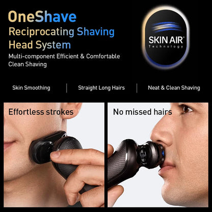Braun Electric Shaver Series S5 Pro+ Reciprocating Electric Shaver Men Razors Ipx7 Waterproof Beard Trimmer Wet and Dry Dual
