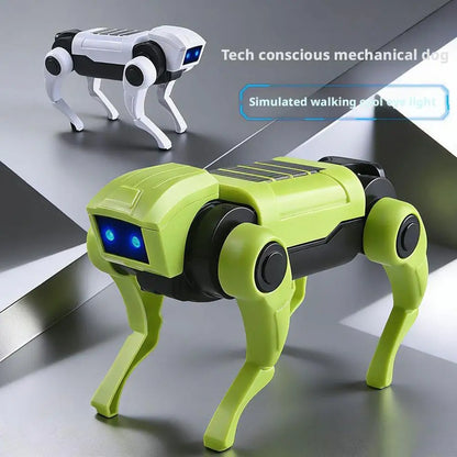 1-10PCS DIY Assembly RC Robot Dog Toy Remote Control Mechanical Robot Kit Science Teaching Model Electric Set Gift For Boys Kids