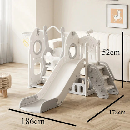 Fun Play Equipment for Children Multifunctional Kids Indoor Slide Swing Set Baby Small Home Amusement Park Playground Toy