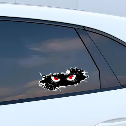 15cm Laptop Funny Monster Sticker Waterproof 3D Vinyl Self Adhesive Funny Anime Cute Auto Motorcyc Peeking Monsters Car Stickers