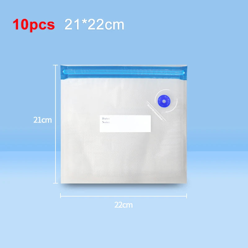 Electric Air Pump Vacuum Sealer Pump Rechargeable Automatic Sealing Machine with Reusable Vacuum Sealer Bags Food Packaging Bag