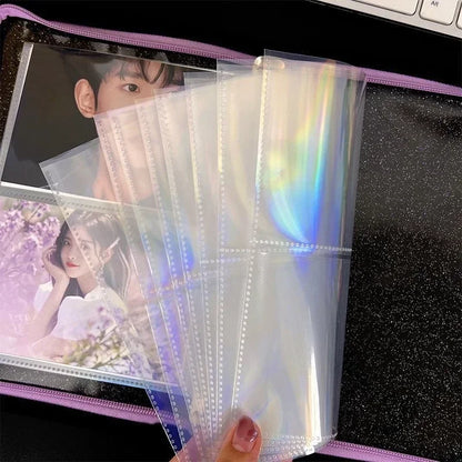10pcs A5 Kpop Loose-leaf Collect Book Photo Cards Album Inlay Idol Card Collect Book Inner Page Stationery Birthday Gift포토카드 바인더