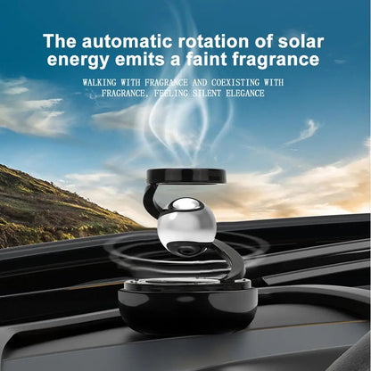 Solar Car Air Freshener Interstellar Levitation Rotating Auto Flavoring Car Perfume Deodorant Diffuser Interiors Accessories