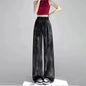 Summer Loose Straight Casual Draped Ice Silk Tie-Dye Wide-Leg Pants Grils Mosquito-proof Casual Trousers Women's Wide-leg Pants