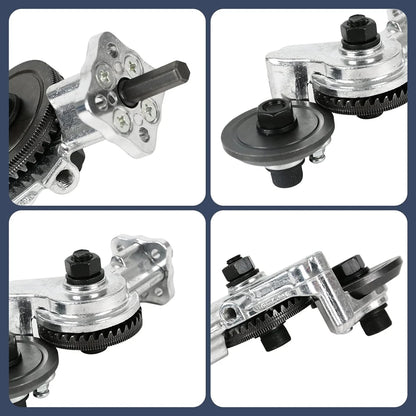 Electric Drill Plate Cutter Attachment Double Headed Free Cutting Tools Iron Metal Sheet Cutter Plate Punch Scissors