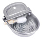 Stainless Steel Cow Water Bowls Automatic Drinking Bowls with Float Bowl Water Outlet for Dog Cattle Sheep Drinker Farm Supplies