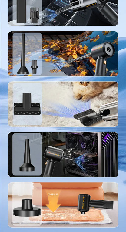 CENRR New Car Vacuum Cleaner High Suction Powerful Wireless Portable Car Cleaner for Home Gift a Birthday Christmas Present