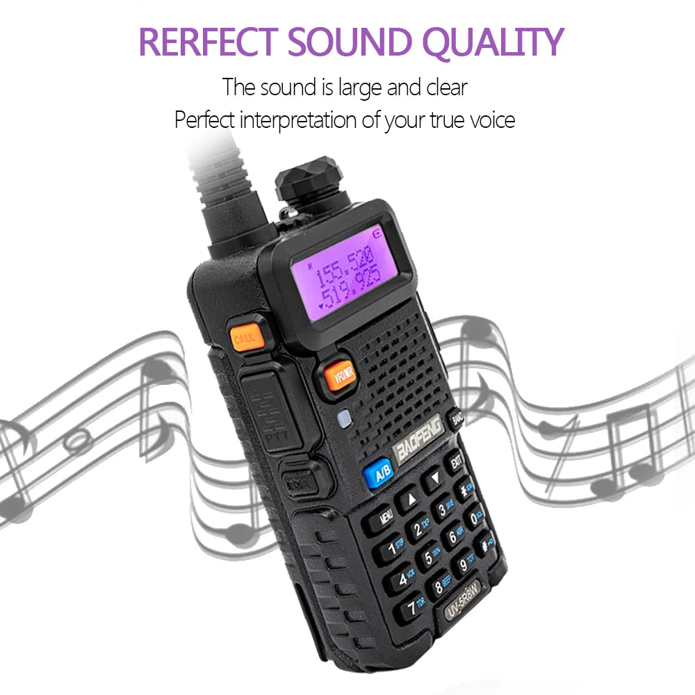 1/2PCS Baofeng UV 5R 5W 8W Walkie Talkie Portable Ham CB Radio Dual Band VHF UHF FM Transceiver Two Way Radio UV82 S9 K5 Plus
