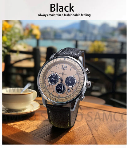 SAMCO Genuine Leather Watch Band 12/14/16/18/19/20/21/22/24 mm Watch Strap for Man Women High-quality Wrist Watchband + Tool