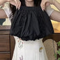 2025 Summer New Children Clothing for Girls Children Turn-down Collar Top for Girls Casual Short Sleeved Polka Dot T-shirt