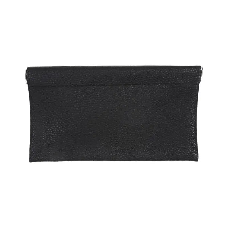 Self-Closing Artificial Leather Long Wallet Passport Driver's License ID Holder Headphone Data Cable Storage Cash Pouch