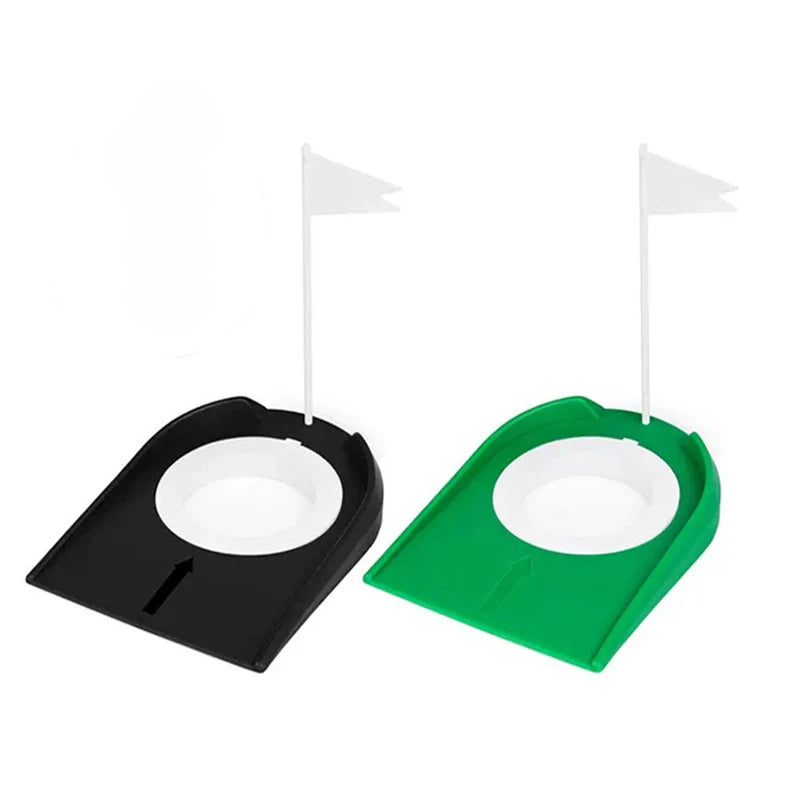 New Mini Golf Putting Plate with Hole Flag Indoor Outdoor Portable Golf  Putting Aid Training Practice Home Yard Golf Tool