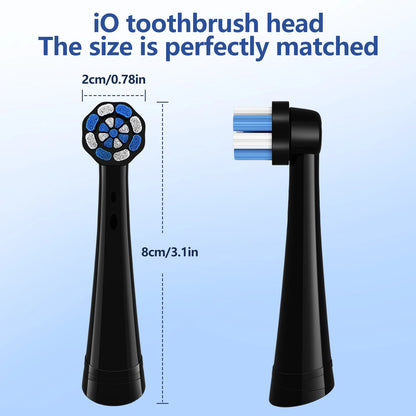 New 4/8PC Professional Toothbrush Replacement Heads, Compatible with Oral-B IO Series, Cost-Effective Pack.