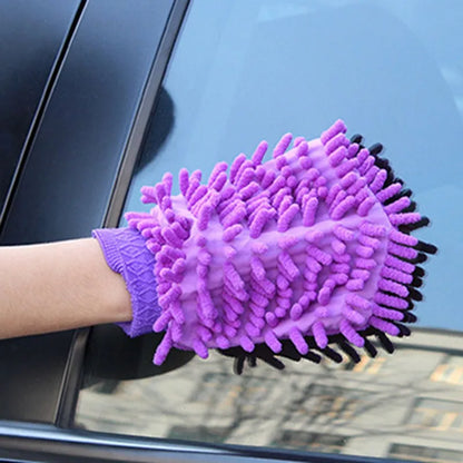 Car Wash Towels Microfiber chenille Car Cleaning Towel mitt glove Soft Drying Cloth Hemming Wash Towel Water Suction Clearner
