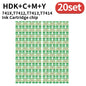 1set~50set T741X-T7414 T7411 T741X Ink Tank Chip For Epson SureColor F6200  F6270 F7270 F9270 F9300 F9330 F9340 F9360 F9370 CHIP