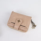 Women's short European and American fashion buckle wallet zipper coin purse