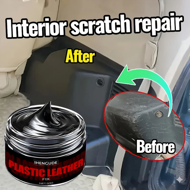 Car Plastic Repair Agent, Car Interior Panel Refurbishment, Wax Coating, Leather Plastic Rubber Polishing and Restoration, Car Maintenance Paste