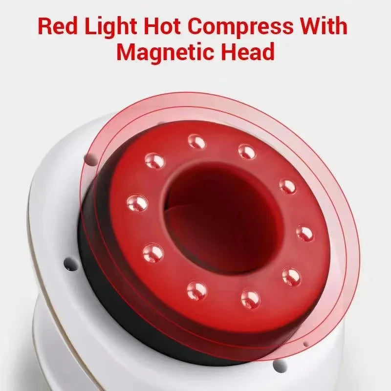 Electric Scraping Massage Cupping Body Massager Vacuum Cans Suction Cup Heating Body Back Neck Arm Guasha Massager