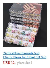 11pcs Aurora Glass Nail Foil Sticker Ice Cube Broken Glass Paper Iridescent Nail Film Decals Chameleon Reflective Nail Stickers