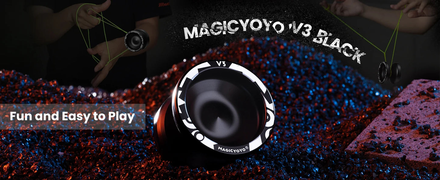 MAGICYOYO V3 Yoyo for Kids 8-12 or Above, Responsive Yoyo Professional with Dual Function, Professional Trick Yo yo for Adults w