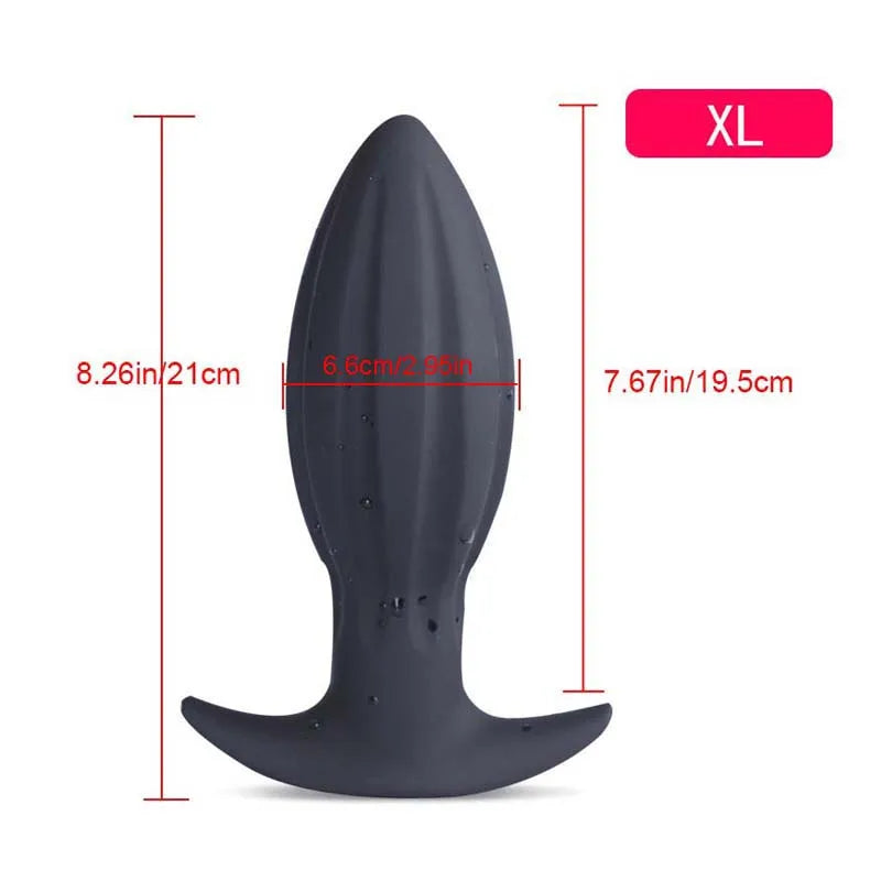 Soft Anal Plugs for Gay Men Prostate Massage Liquid Silicone 35-80mm Huge Butt Plug Anal Training Comfortable To Wear But Plug
