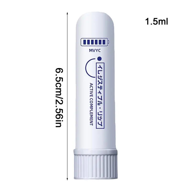 Peppermint Oil Sobering Refreshing Energy Stick Eucalyptus Oil Nasal Inhaler Sober Stick Driving Anti-drowsiness Cool Nasal