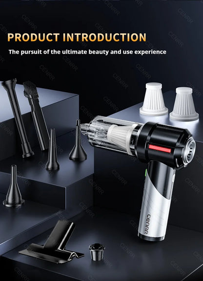 CENRR 998000PA Car Vacuum Cleaner Mini Cordless Powerful Wireless Car Cleaner HandHeld Portable Vacuum Cleaner Home Appliance