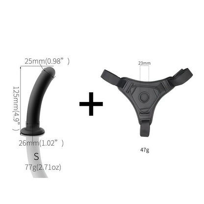 Adjustable PU Leather Strap On Harness Set Wearable Panties Pegging BDSM Toy for Women Lesbian Couples Adult Erotic Accessory