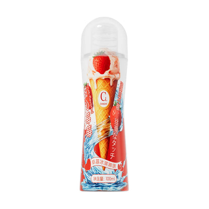 100ml Strawberry/Vanilla/Pineapple Sex Adult Ice Cream Flavored Smooth Sweet Slippery Oral Lubricant Non-sticky Safer Gel