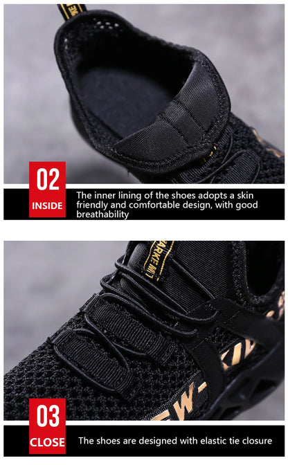 Single Net Children's Running Sneakers Breathable Lightweight Soft Non-slip Leisure Comfortable Walking Boys Girls Casual Shoes