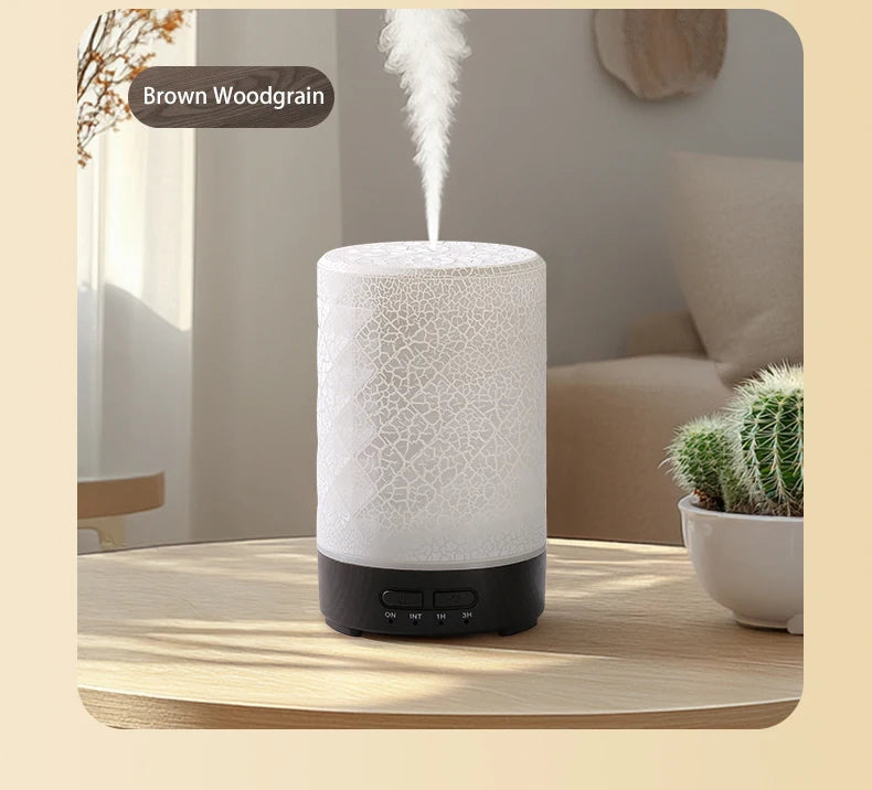 Essential Oil Aroma Diffuser Fragrance Cool Mist Difusor USB Powered Ultrasonic Air Humidifier with 7 Color LED Lights