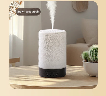 Essential Oil Aroma Diffuser Fragrance Cool Mist Difusor USB Powered Ultrasonic Air Humidifier with 7 Color LED Lights