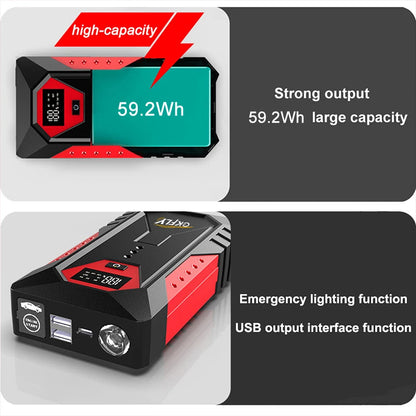 GKFLY 2000A/3000A/4000A Car Jump Starter Power Bank Petrol Diesel Car Battery Charger Starting For Auto Battery Booster