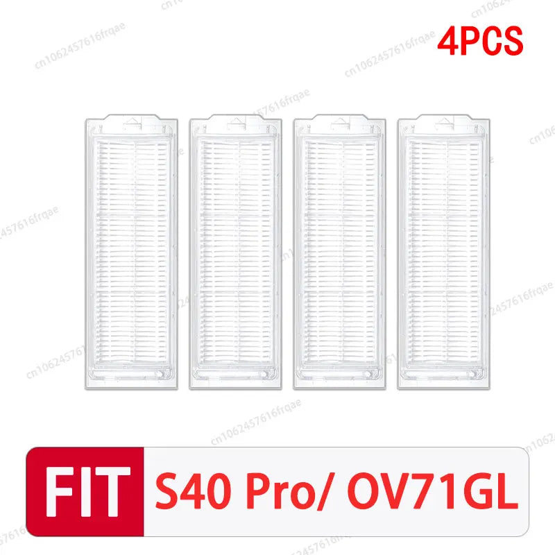 For Xiaomi S40 PRO / OV71GL Robot vacuum cleaner Accessories Main Side Brush Mop Cloth Filter Dust Bag Replacement Spare Parts