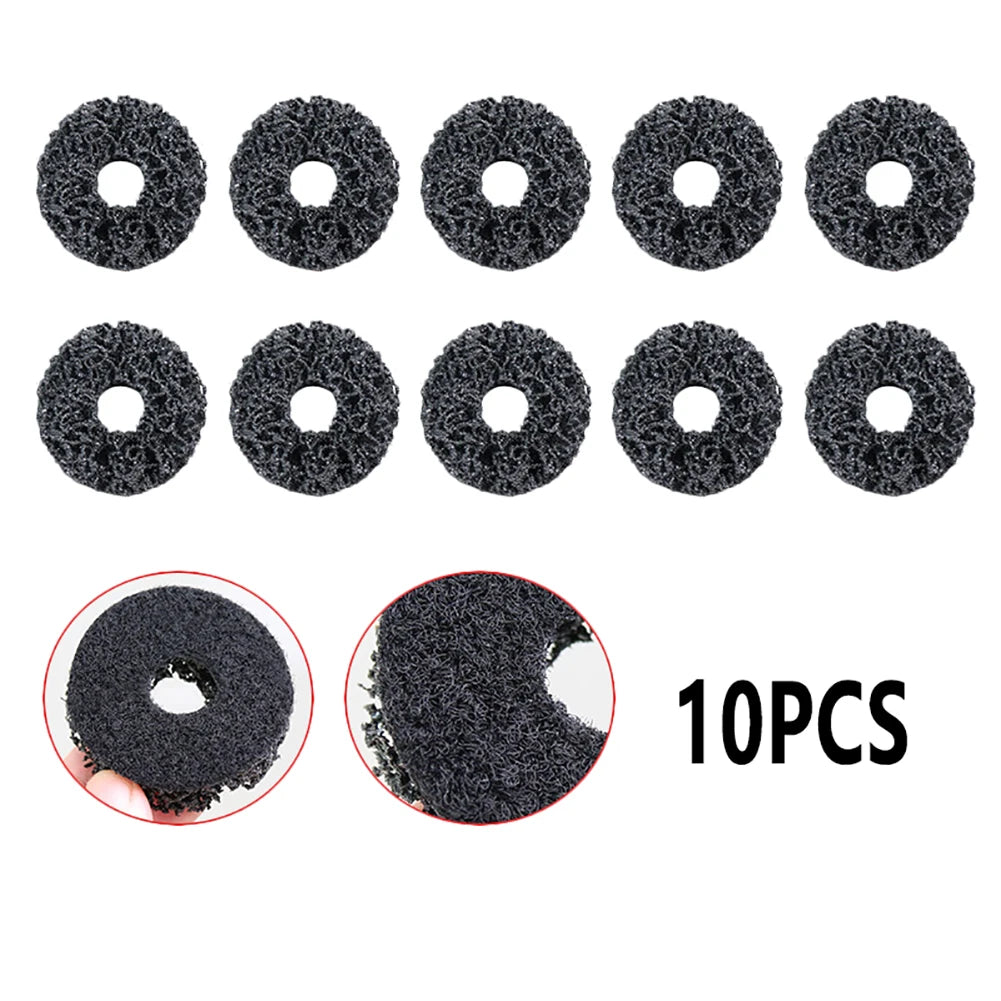 Professional Auto Wheel Hub Brush And Grinder Tool Kit - Brake Dust&Rust Removal Wheel Polishing Cleaner Set for Hub Maintenance