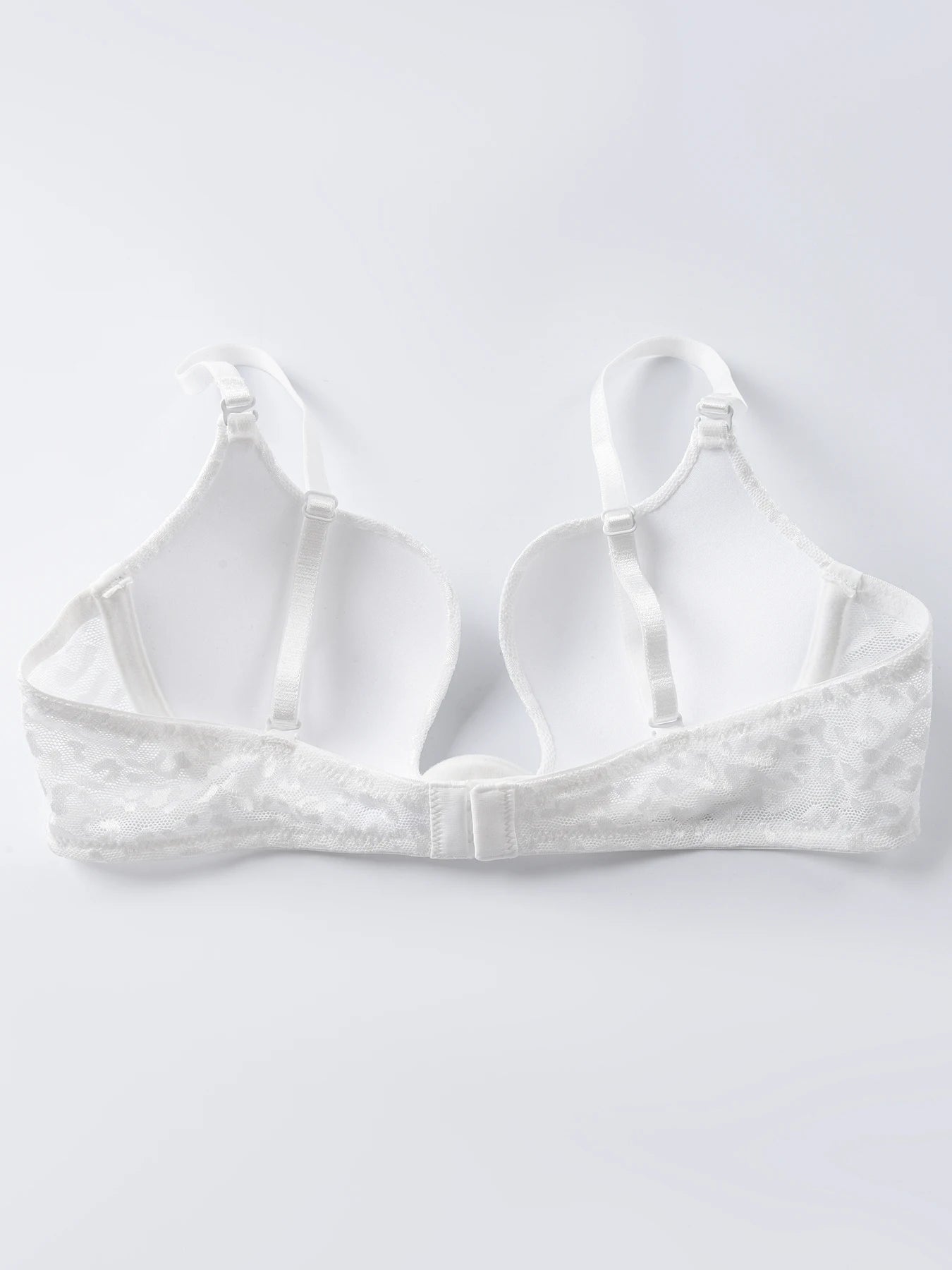 Solid Underwire Bra push up Lingerie comfort padded bra lift up thick cup lace bralette