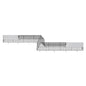 Portable Chicken Tunnel 729x200x61.5 cm, Outdoor Run with Corner Frame, 2 Sets, for Chickens Ducks Rabbits