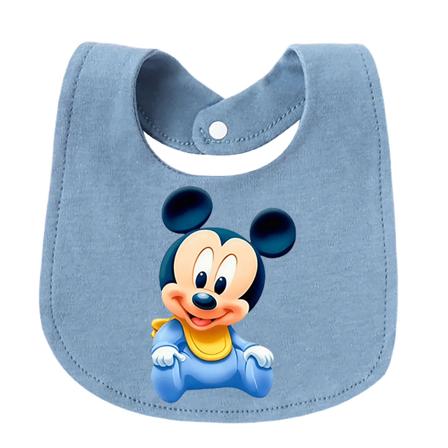 Baby Bib 100% Cotton Soft Absorbent Baby Bib U-Shaped Baby Bib Suitable for Use by Newborns to Children Aged 3 Years for Feeding