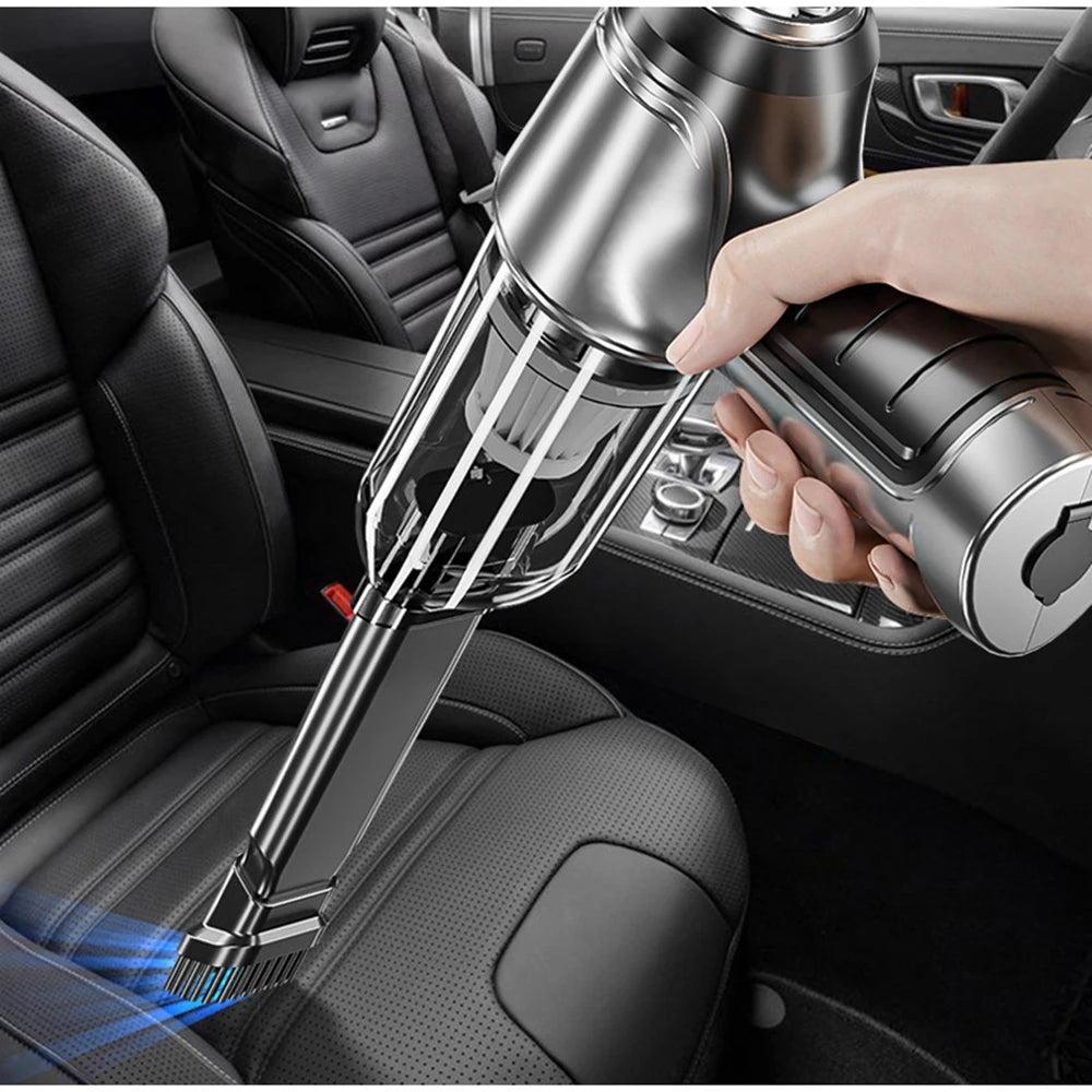 Car Wireless Vacuum Cleaner Portable Handheld120W Blowable Cordless Home Appliance Vacuum Home & Car Dual Use Mini VacuumCleaner