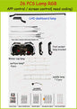 LED For Audi A4 S4 A5 S5 B9 2016-2023 Center Console Dashboard Ambient Light Strip Decorative Cover Lift Tweeter Speaker Lamp