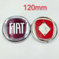 1ps 8.5cm 10cm 12cm 85mm 100mm 120mm fiat Emblem Car Front logo Front grill front Rear Bumper tail door trunk Emblem Accessories